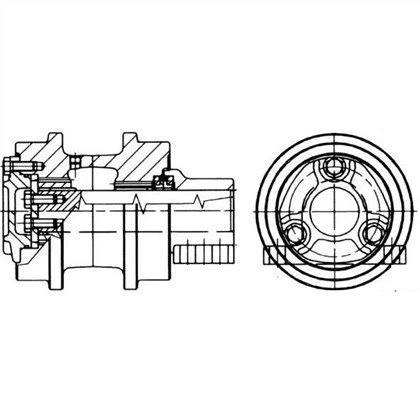 Volvo EC750 Top Roller